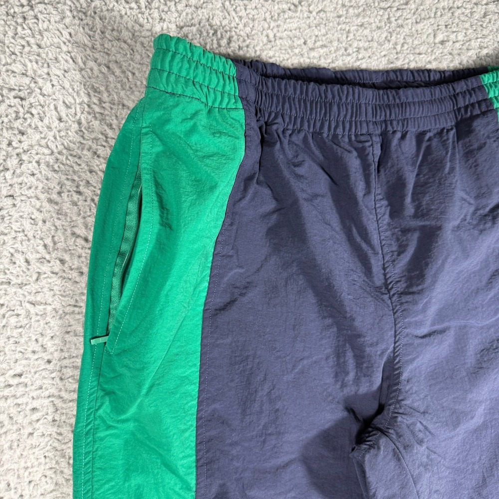 Rossignol Track Pants Mens Medium Blue Green Red Colorblock Warm Up Zip Opening - Picture 2 of 10